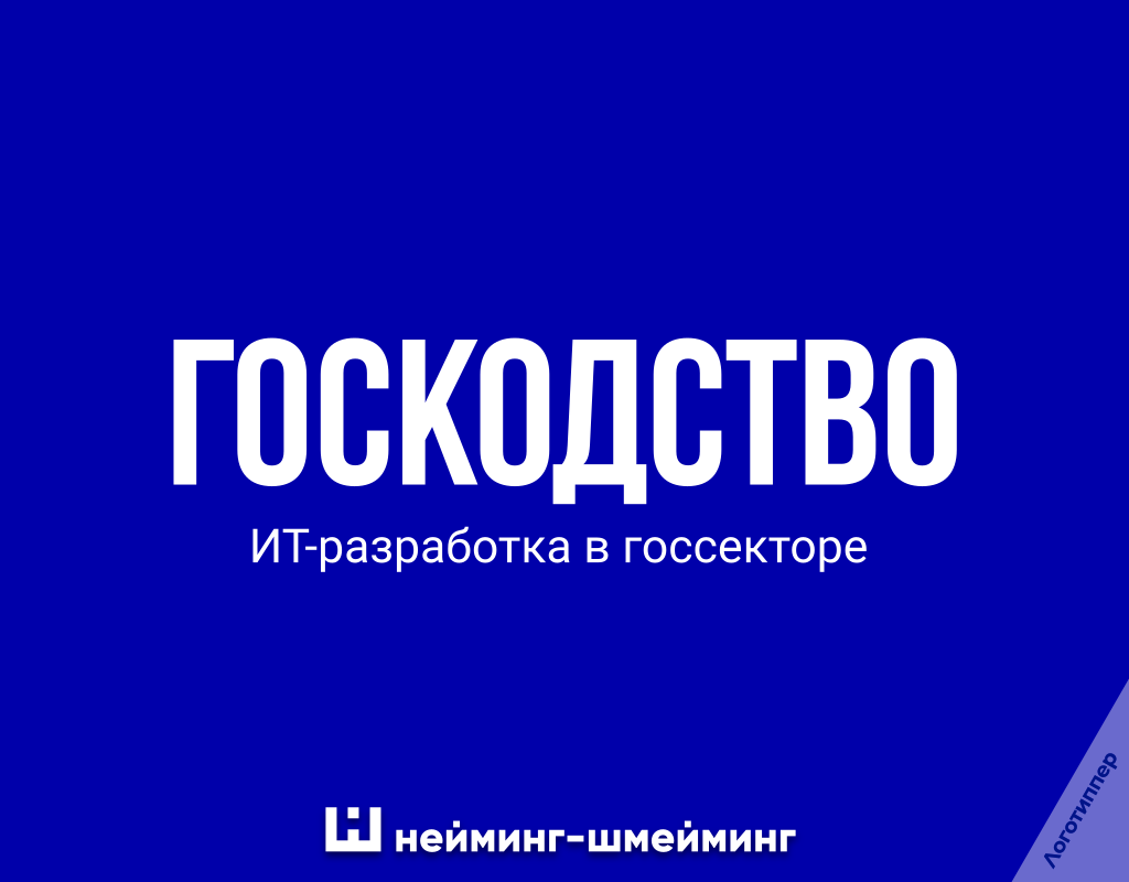 «Госкодство» — название для IT-компании, занимающейся разработкой в госсекторе.